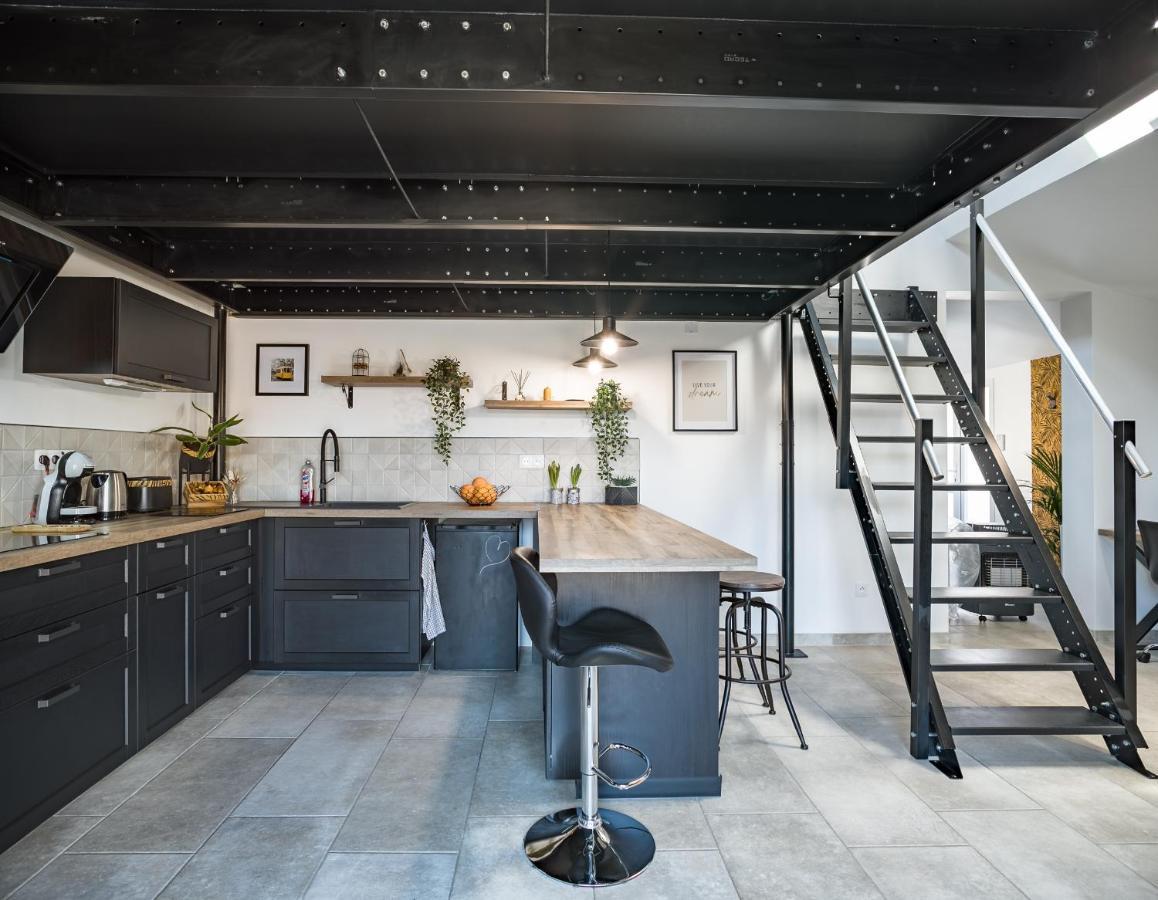 Loft Avec Jardin Et Parking Prive Apartment Troyes Exterior photo